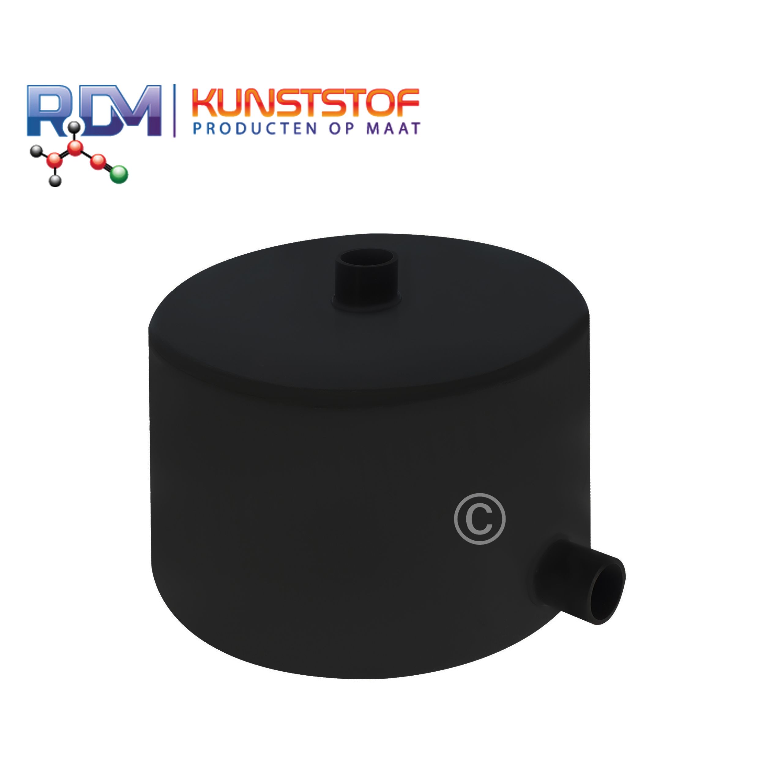 Ronde HDPE brandstoftank