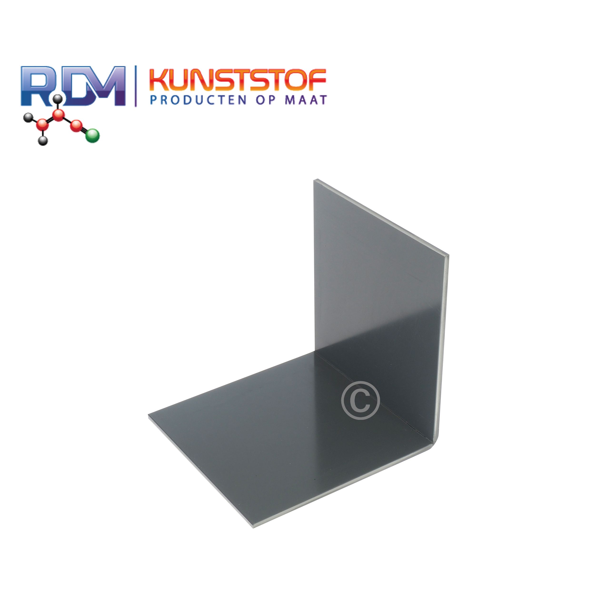 Gehoekte PVC plaat op maat