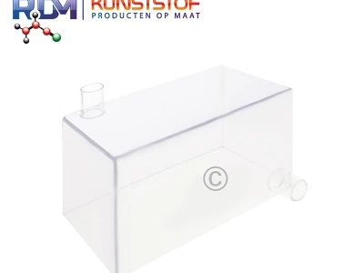 Rechthoekige polycarbonaat opslagtank